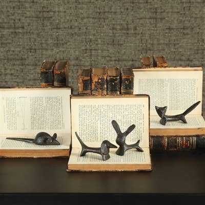 HomArt - Wholesale Decorative Figurine - Pablo Critter - Cast Iron Fox - Brown2