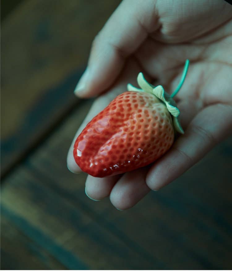 Gohobi （We cover U.S. import duties） – wholesale Decorative tabletop object – Gohobi Handmade Strawberry Cherry Tomato Fruit Ornament13