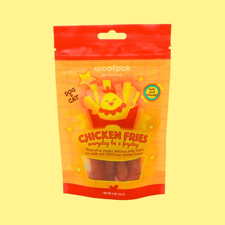 Chicken Fries for wholesale by Woofpak Dog Bakery