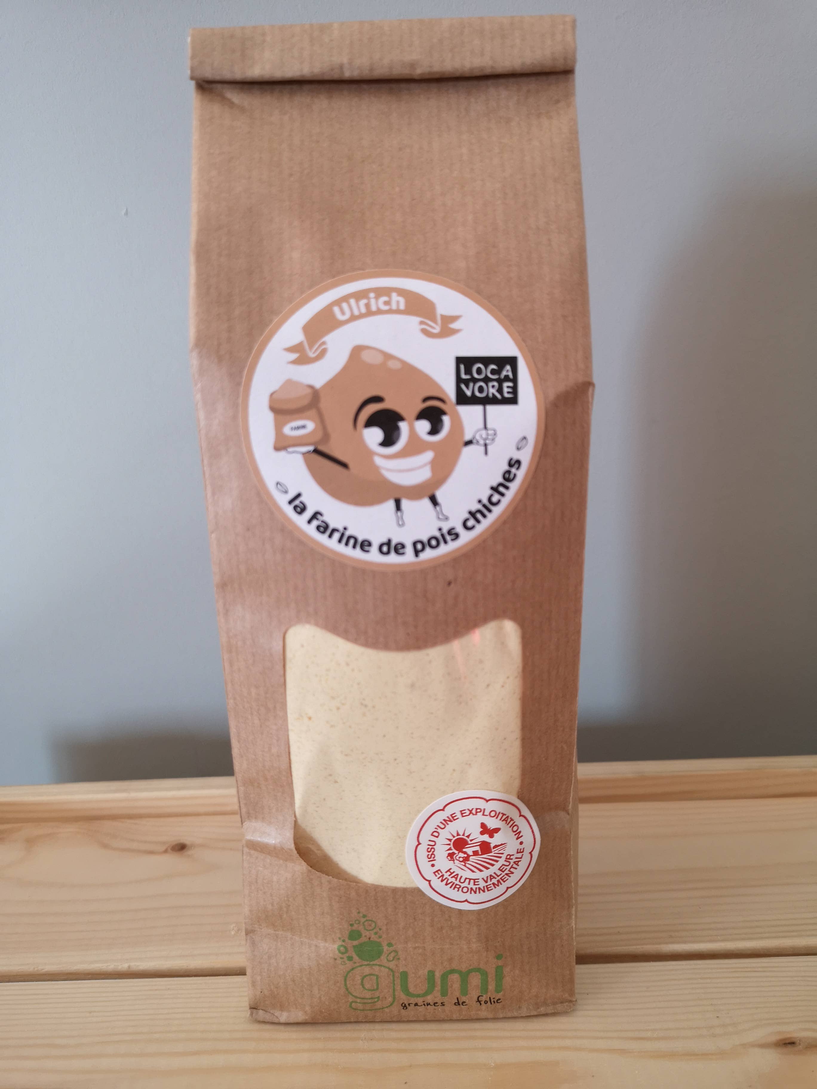 GUMI - Vendita all'ingrosso Farine - Farina integrale di ceci KRAFT 350 g0