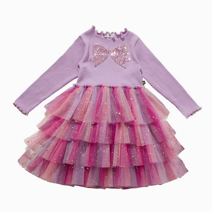 Bow Layered Tutu Klänning för wholesale av Petite Hailey