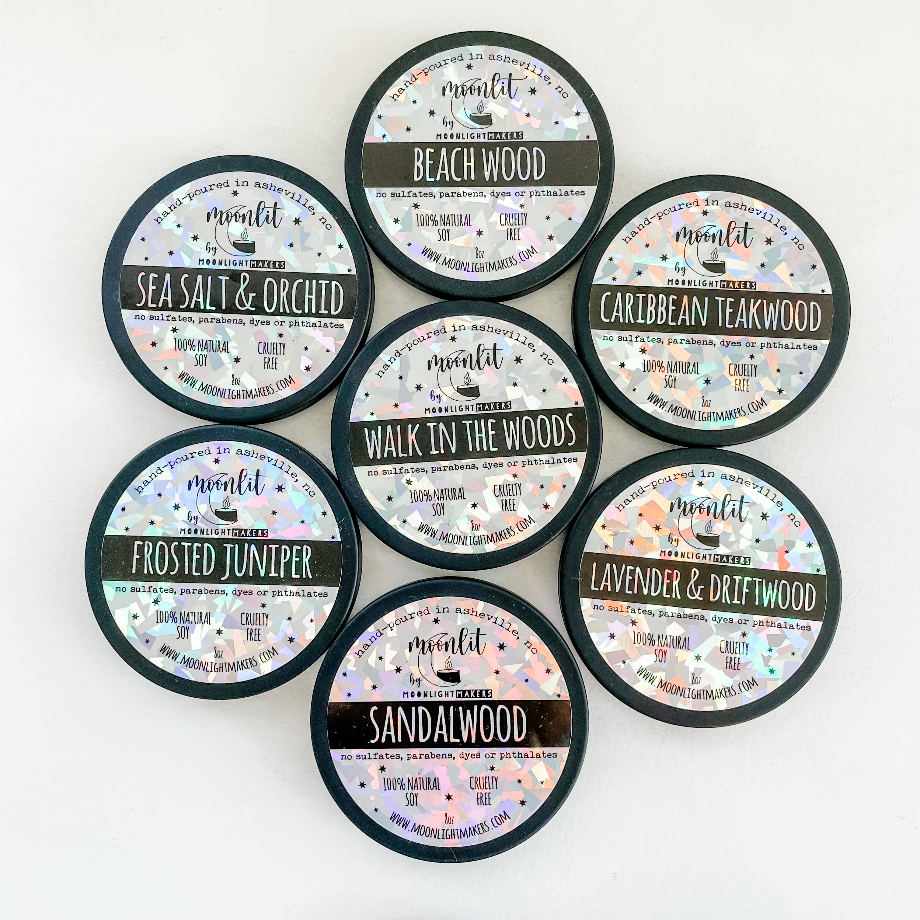 Moonlight Makers – wholesale Jar/filled candle – Funny Candle - 100% Soy, 8oz - Dumpster Fire4