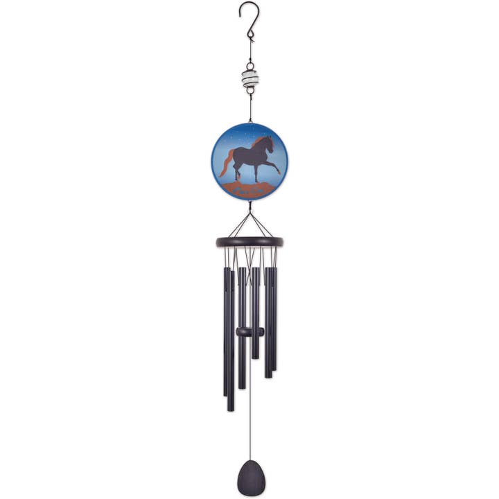 Sunset Vista Designs - Wholesale Wind Chime - Silhoutte Horse Wind Chimes