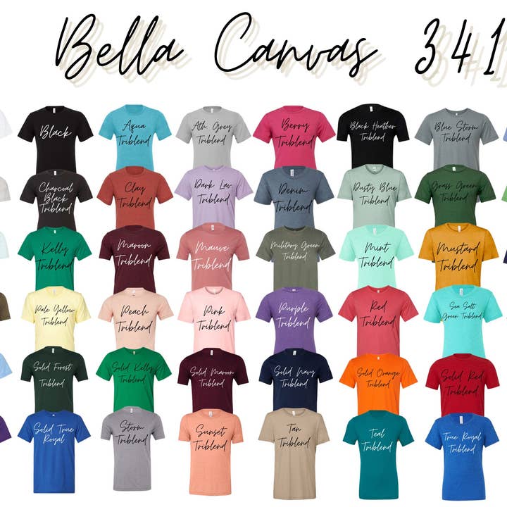 Bella Canvas Blanks 3413 for wholesale by Faith Forward Transfers