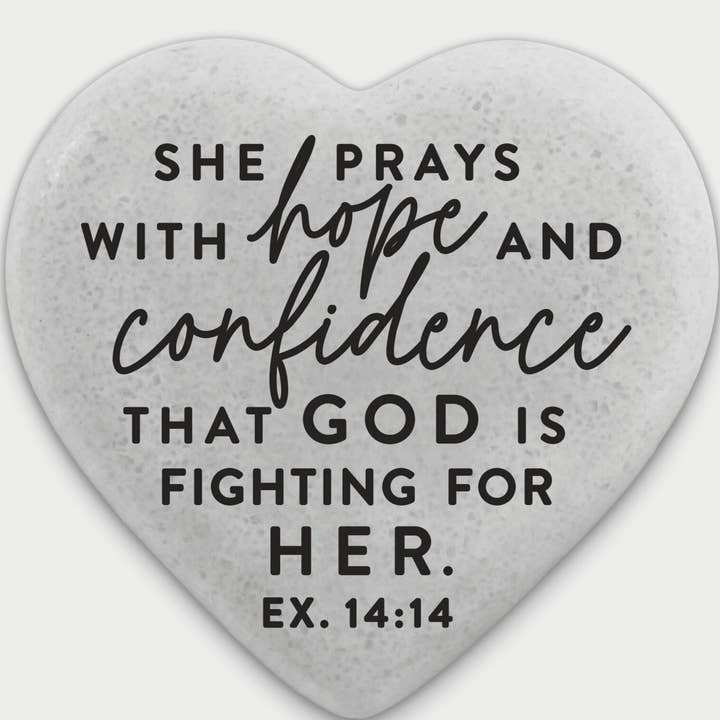 LCP Heart Stone She Prays With Hope for wholesale by Dicksons