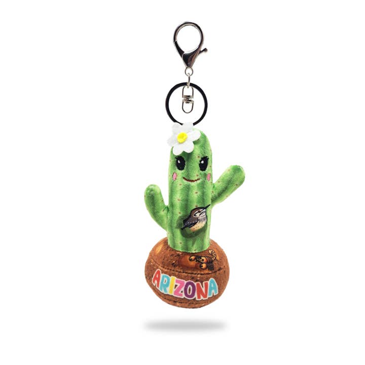 Plushology® by RGU - Wholesale Keychain - Kids - Arizona Squishy Saguaro Keychain