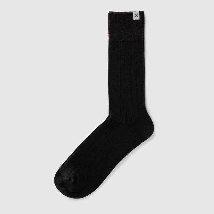 Everywear Classic Crew Socks | BLACK x RED for wholesale by sheec socks