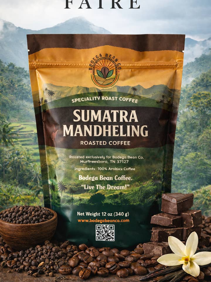 Sumatra Mandheling - Roasted Coffee for wholesale by Bodéga Bean Co.
