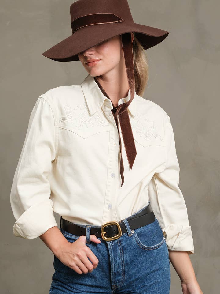 Chemise Western Brodée - RT1139 pour la vente par RAISONNEL
