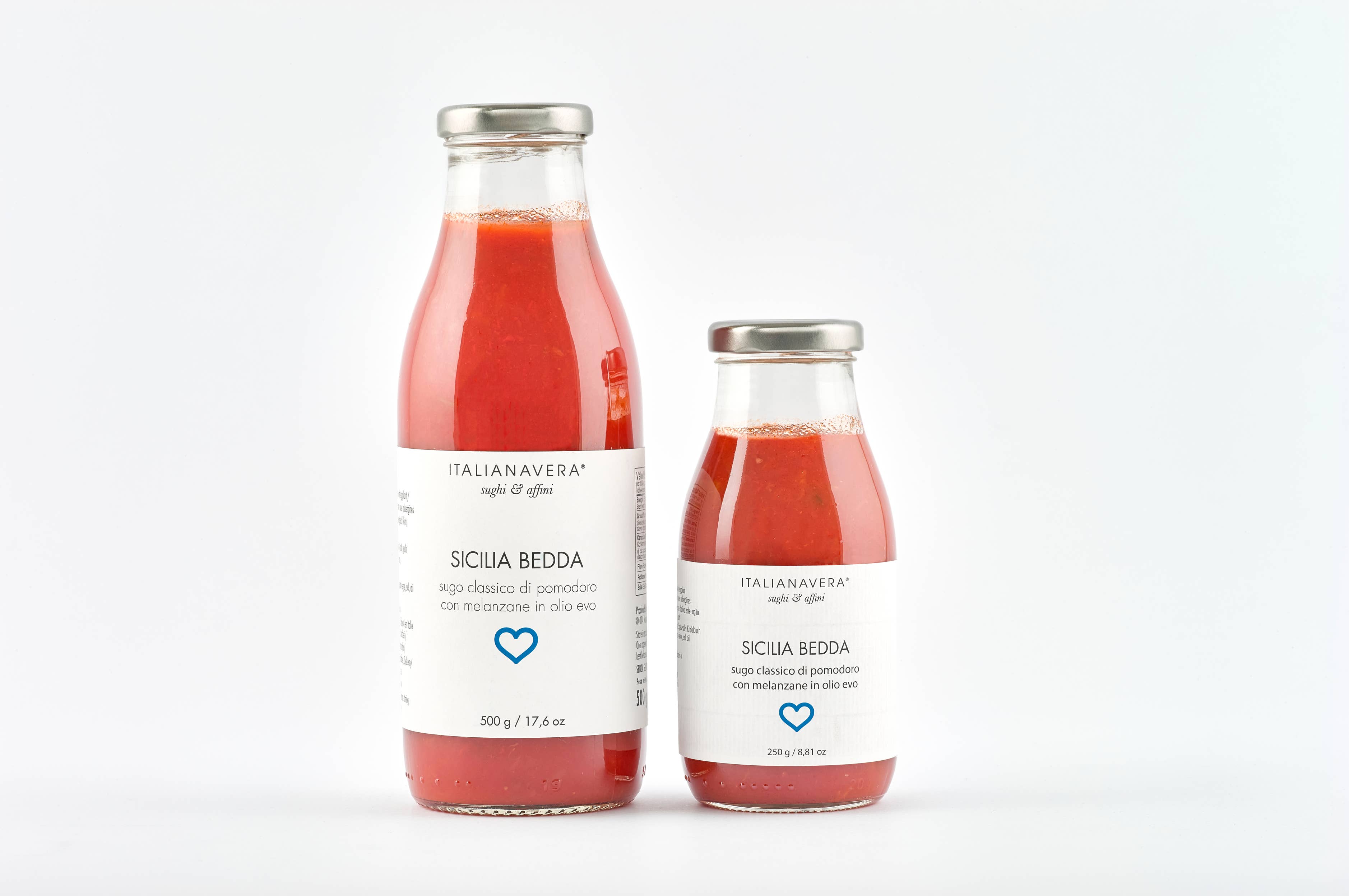 ITALIANA VERA S.R.L. – wholesale Pastasås – SICILIA BEDDA - tomatsås med aubergine 250 g1