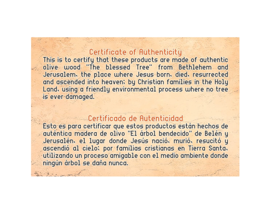 Holy Land Cradle - Wholesale Wall Cross - Hand Carved Olive Wood Crucifix Embedded with Mahogany Wood3