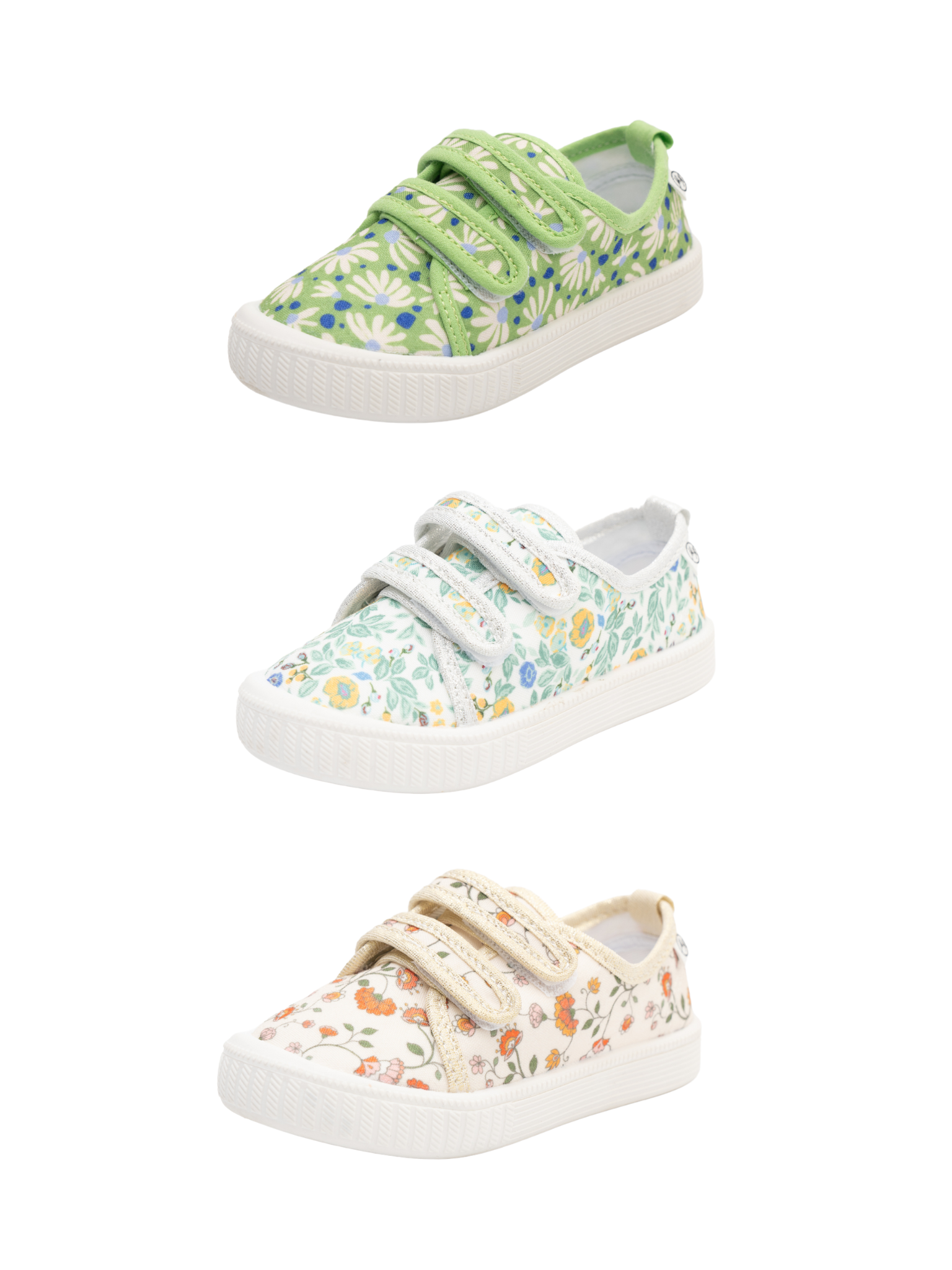 Marie Nicole Clothing - Wholesale Lifestyle Sneakers - Kids - Girls' Canvas Velcro Sneaker in Floral4