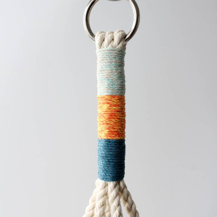 Freefille Market - Venta al por mayor Macetas colgantes - Colgador para plantas macramé, bloque de color