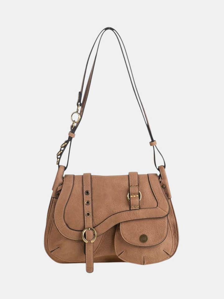 BORSA A SPALLA URBAN CASTAÑO PU SABBIA per la vendita all'ingrosso da parte di Kbas