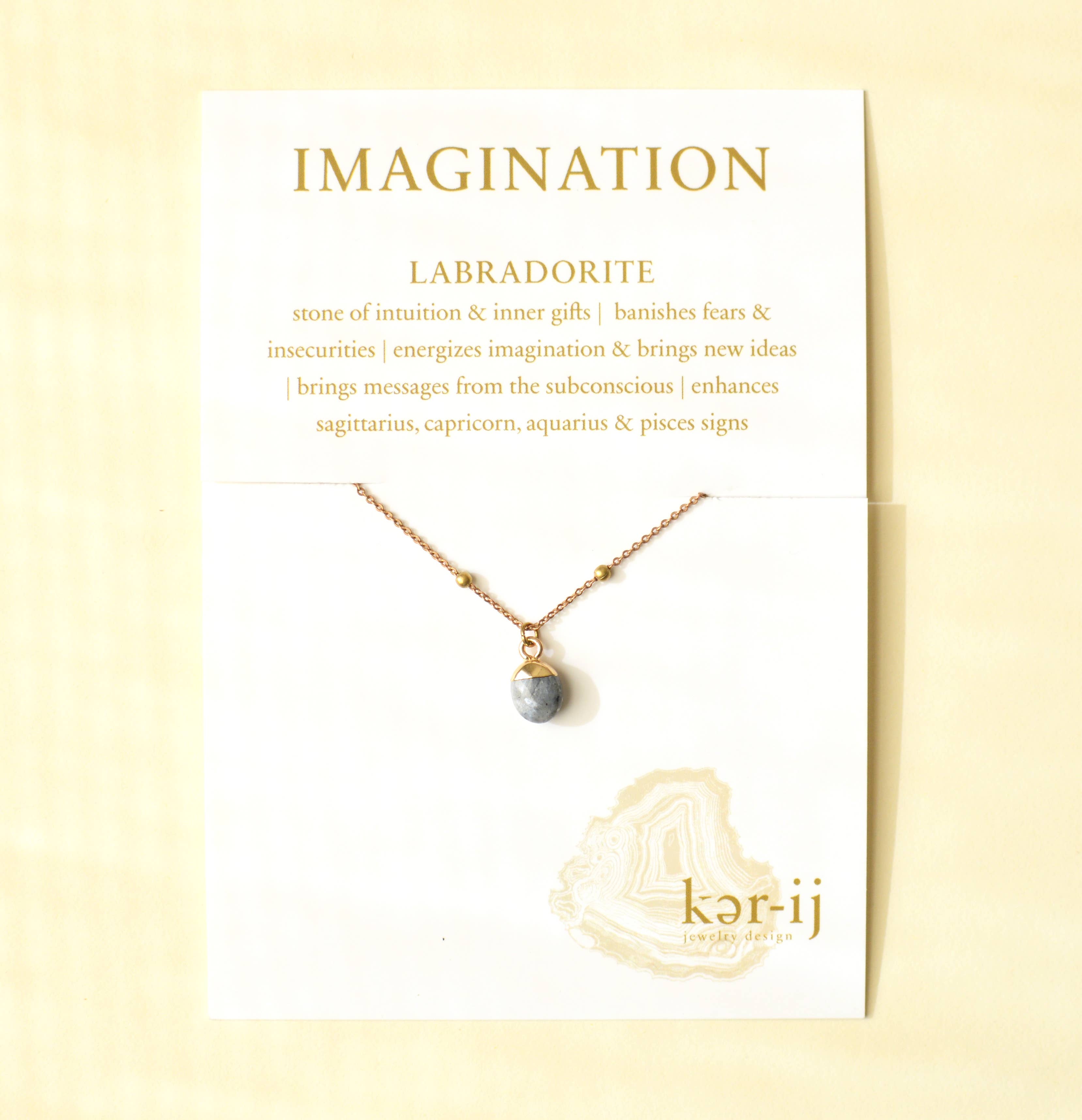 Ker-ij Jewelry - Vendita all'ingrosso Collana con ciondolo/pendaglio - Collana con pietra curativa su carte3