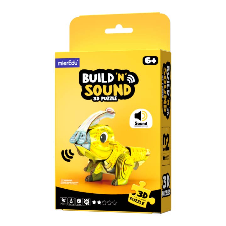 Happy Distribution - Wholesale Puzzle - Kids - POPUZ BUILD 'N' SOUND 3D PUZZLE - Dinosaurs12