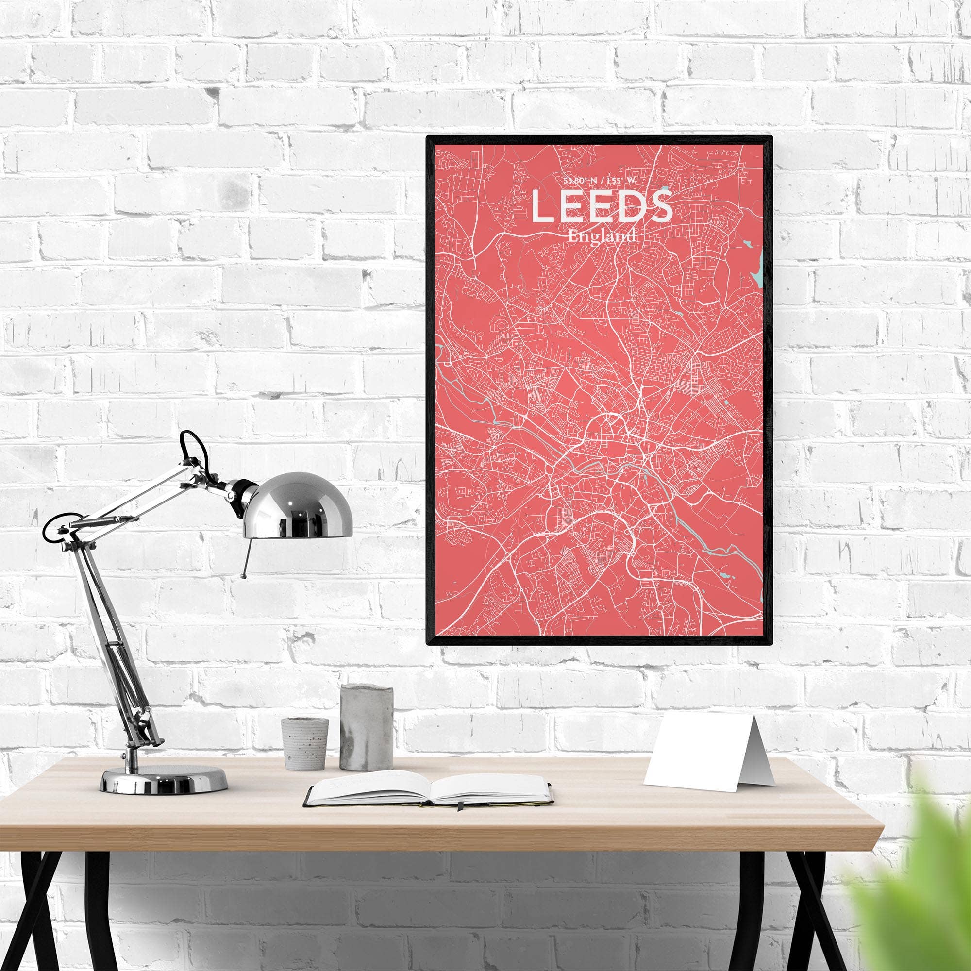 OurPoster.com – wholesale Poster – Leeds karta affisch259