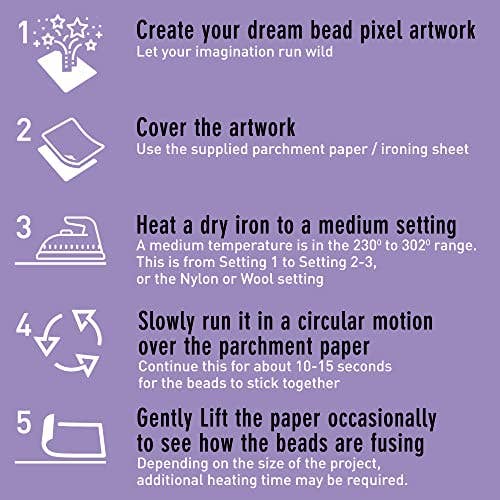 Craftiloo - Wholesale DIY Craft Kit - 24,000 Mini Fuse Beads kit 2.6mm, 24 Colors2