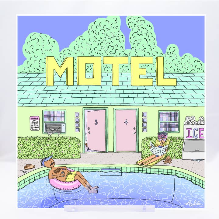 Motel-Print für den Großhandel von Liz Deleo - Full Time Side Hustle