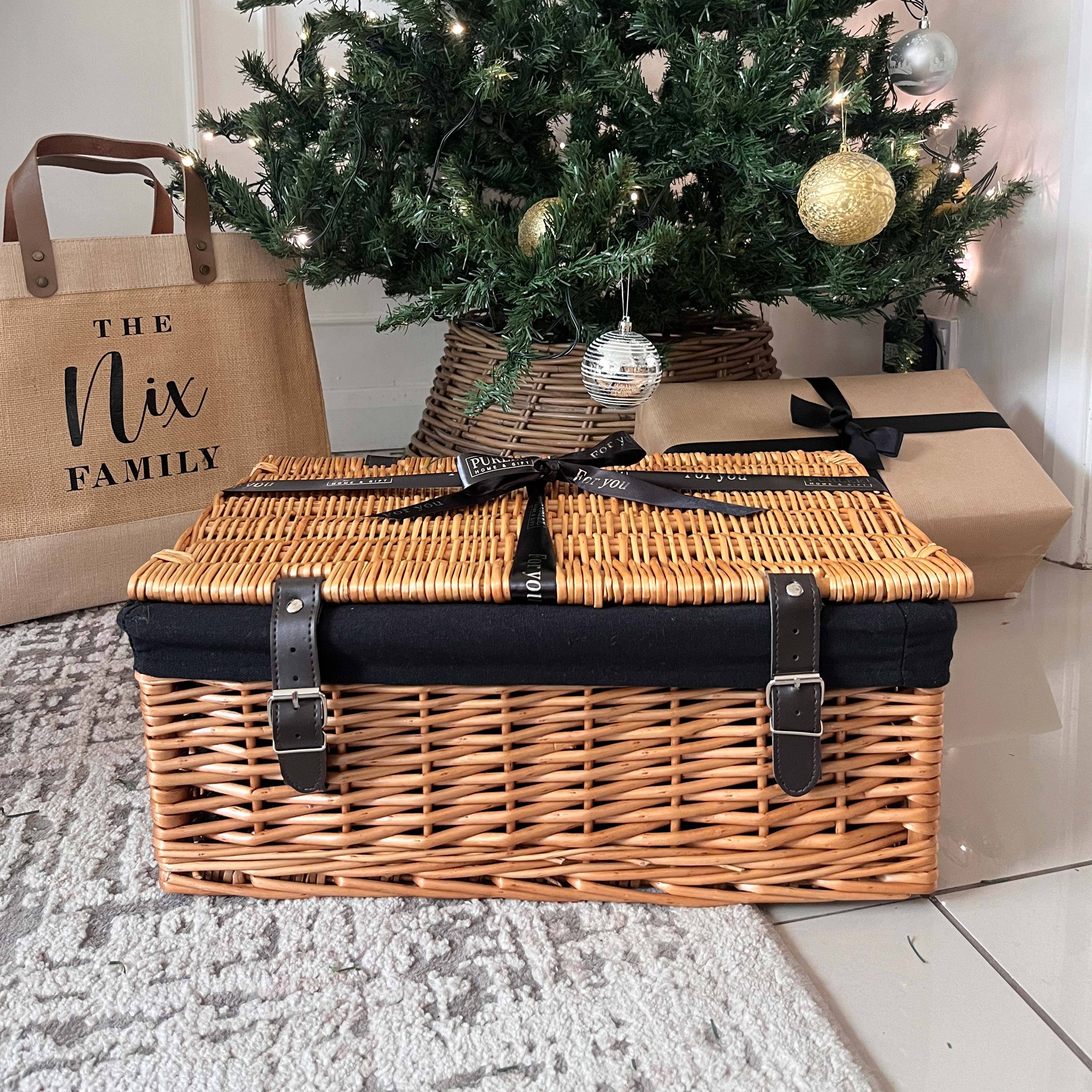 Purlee – wholesale Basket – 20” Wicker Basket - Extra Large Gift Hamper4