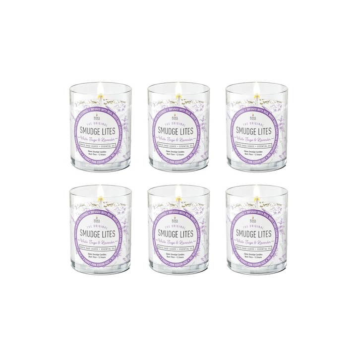 Designs by Deekay Inc. - Wholesale Votive Candle - 'Smudge Lites' Lavender Sage Votive Smudge Candle (6)