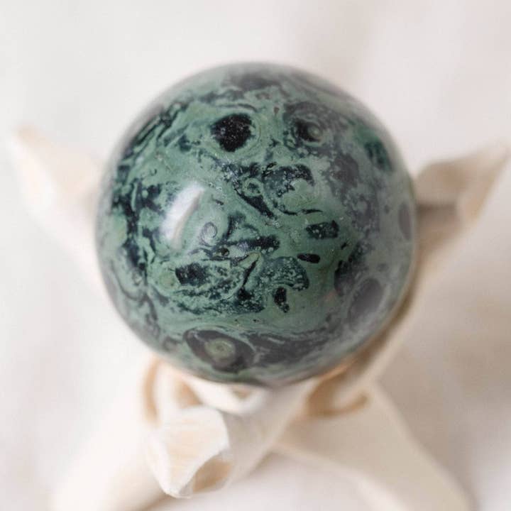 Tiny Rituals - Wholesale Spiritual Stone/Crystal - Kambaba Jasper Sphere - AAA Premium Quality63