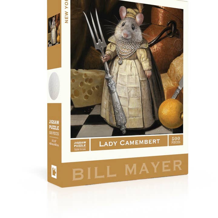 New York Puzzle Company - Wholesale Puzzle - Adult - Lady Camembert - 500 Piece Jigsaw Puzzle