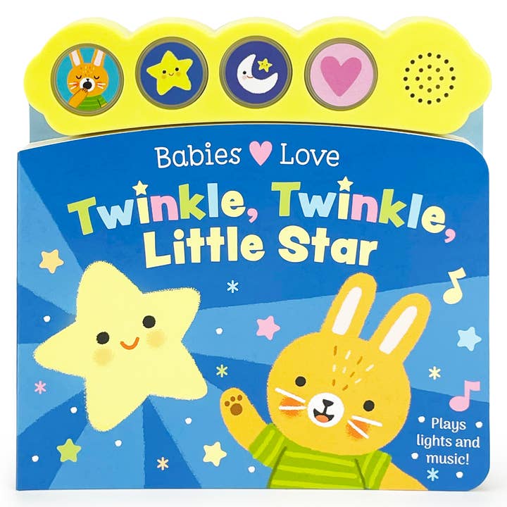 Cottage Door Press - Wholesale Baby & Toddler Book (0-2) - Babies Love Twinkle Twinkle Little Star Sound Light Book