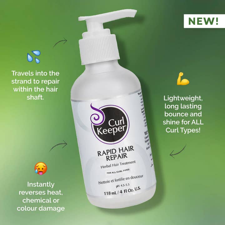CurlKeeper - Wholesale Hair Leave-In Conditioner - Rapid Hair Repair 4oz1