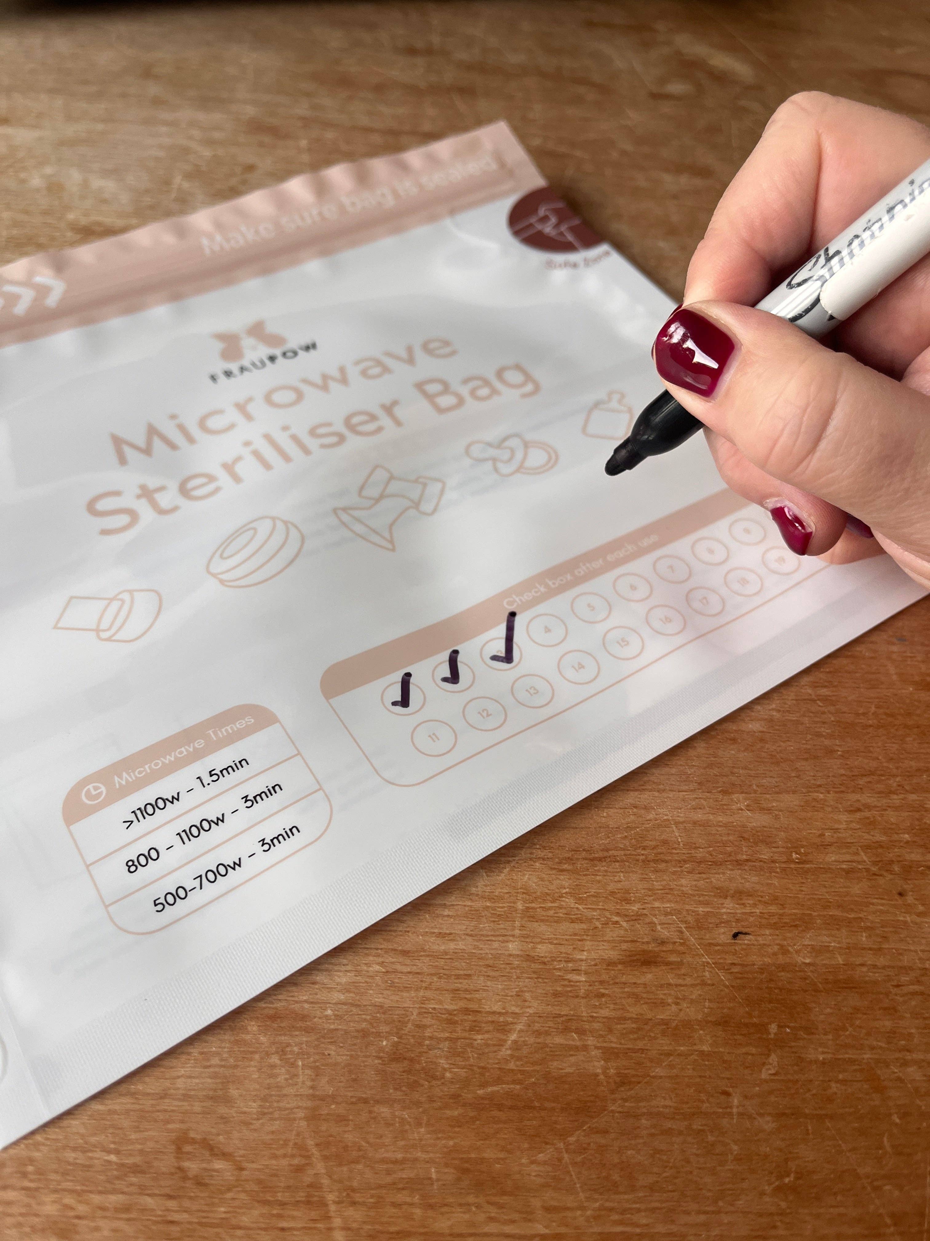 Fraupow - Wholesale Feeding Set - Baby - Steam Clean Microwave Steriliser Bags5