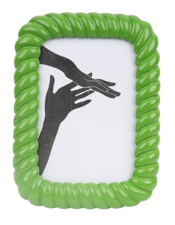 McGowan & Rutherford Ltd – wholesale Picture frame – Green Twist-Layered Photo Frame0