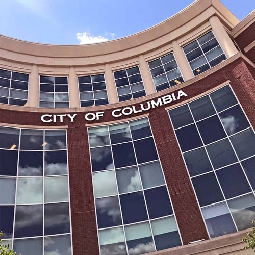 The Daniel Boone Building - Columbia C Coaster for wholesale by South Austin Gallery