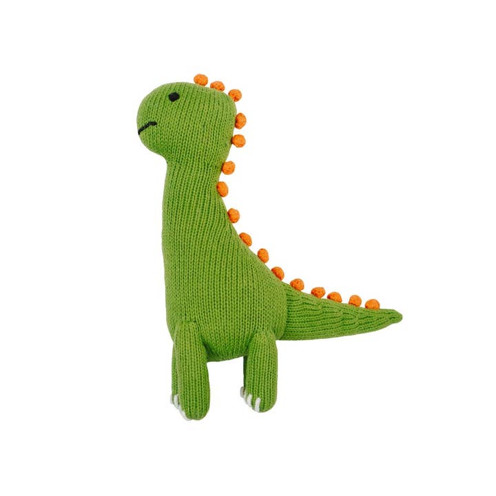 Global Goods Partners - Vente Peluche – enfant et bébé - Jouet dinosaure en tricot Brontosaure
