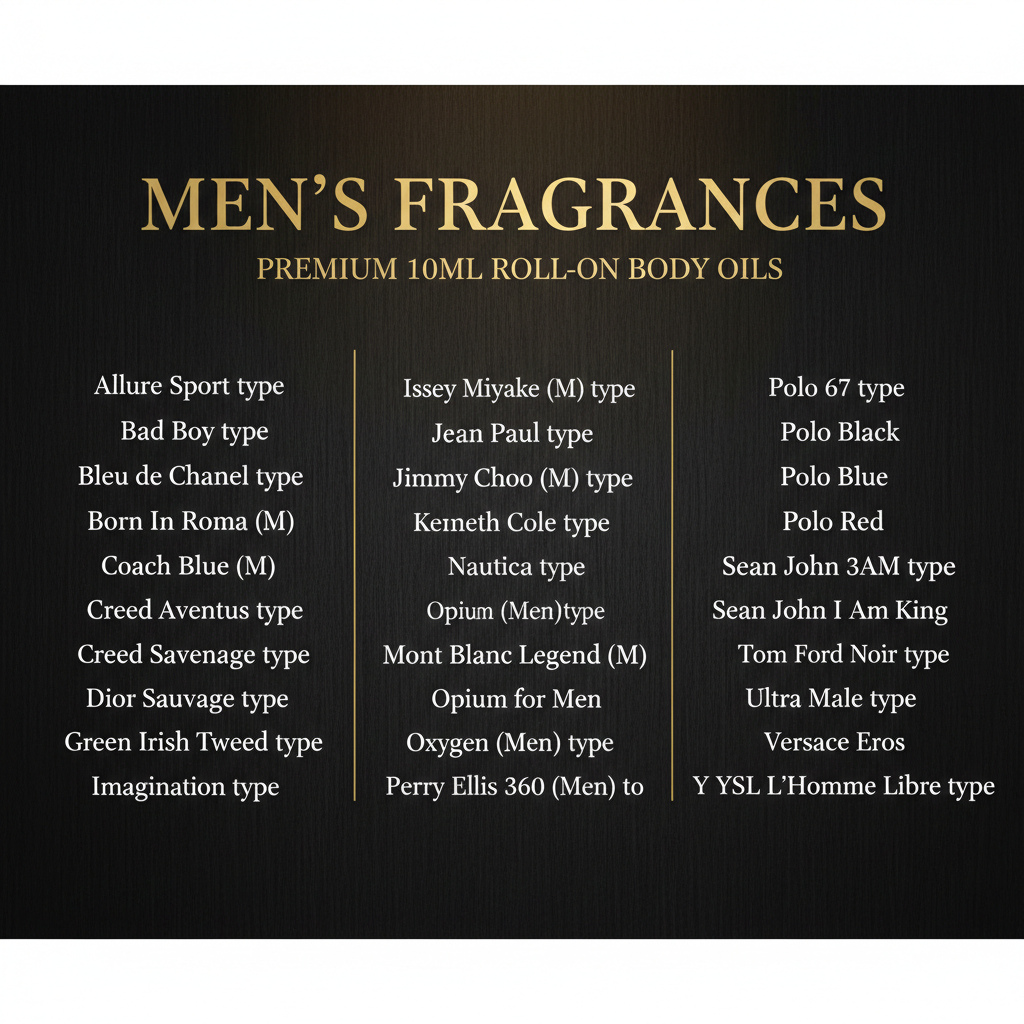 pristine fragrance – wholesale Roll-on fragrance – 1 oz. scented roll on body oil 64 pcs set with free display 8