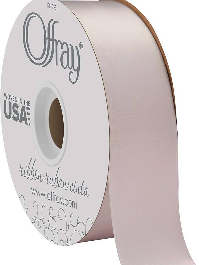 Double-Face Satin Pink Sand 1-1/2" x 50 Yards for wholesale by Berwick Offray Ribbon
