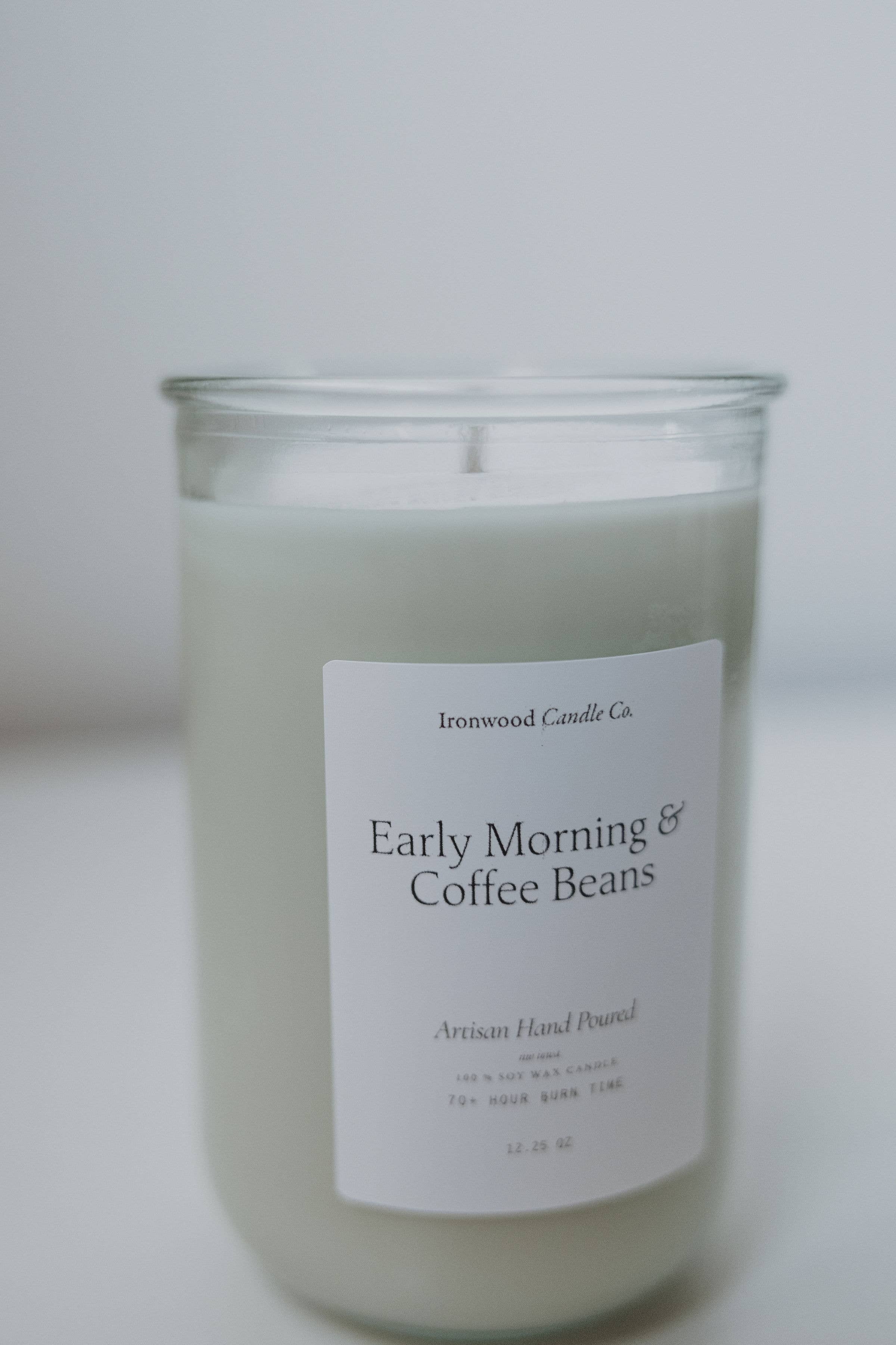 Ironwood Candle Co. - Wholesale Jar/Filled Candle - EARLY MORNING & COFFEE BEANS SOY CANDLES6