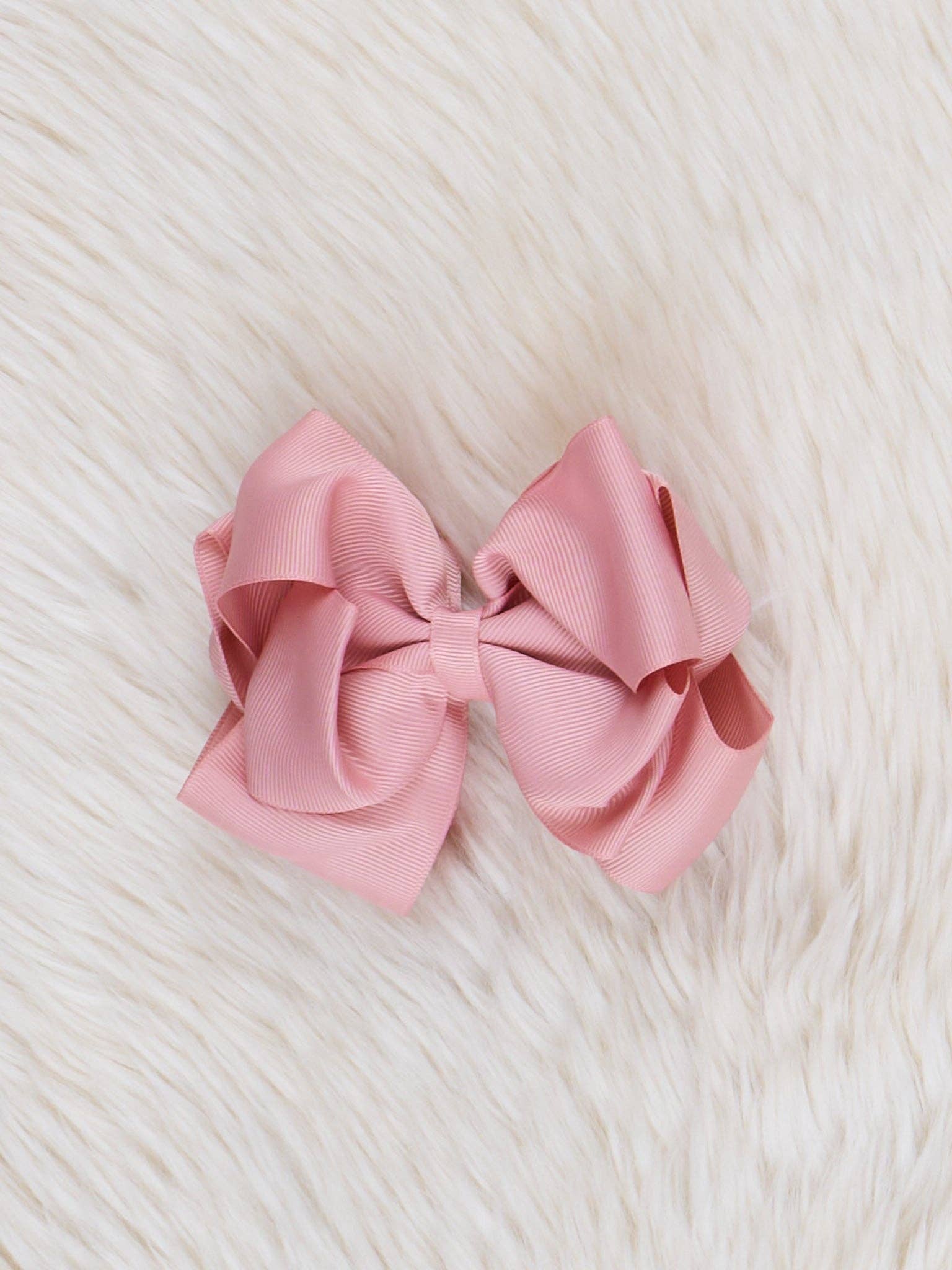 Marie Nicole Clothing - Wholesale Hair Bow - Kids - Double Layer Bow 5 Inch - 70 Colors Available57