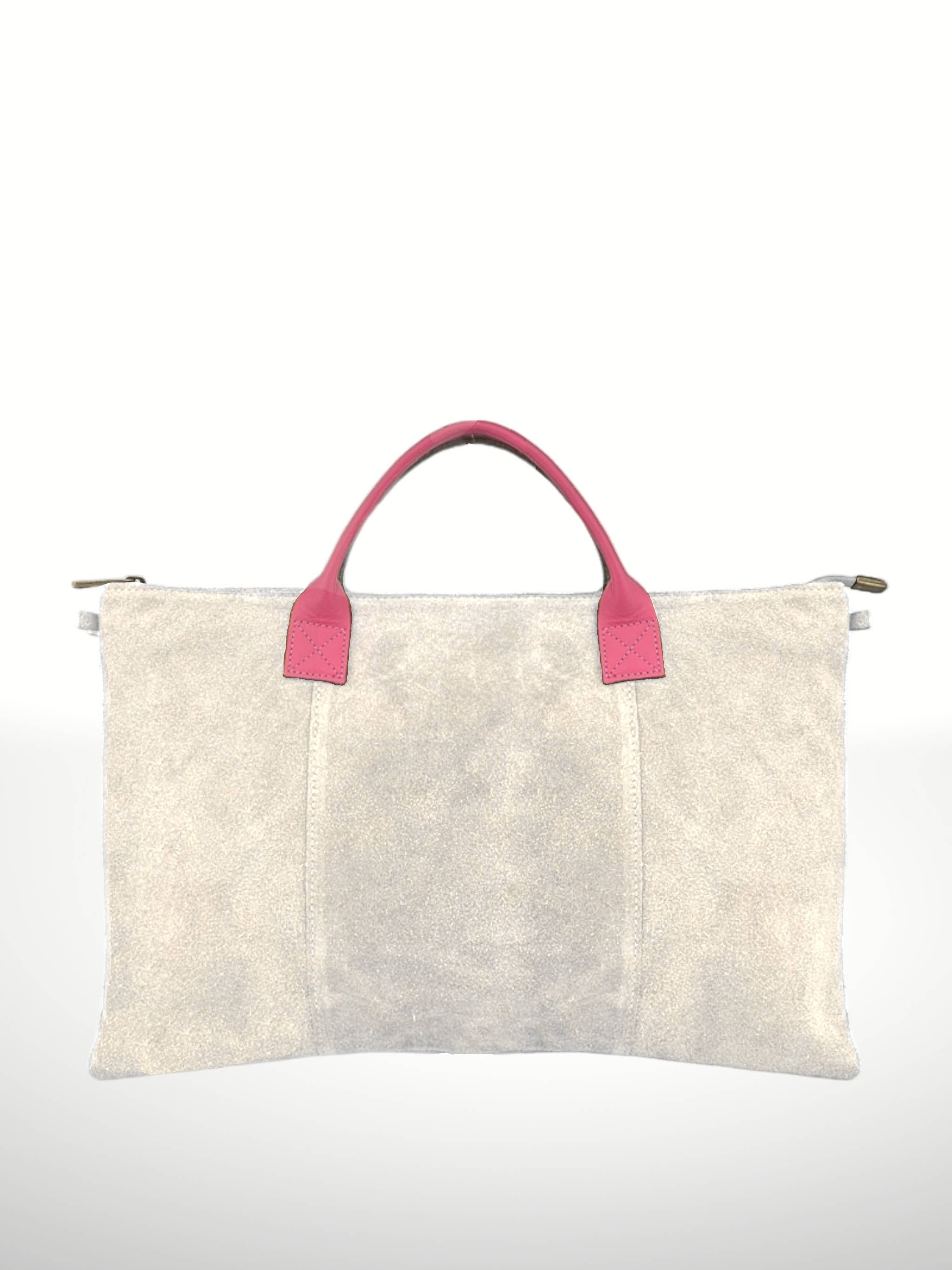ITALIAN'S LEATHER - Wholesale Tote Bag - Women's - Suede Leather Bags Milano 22081112