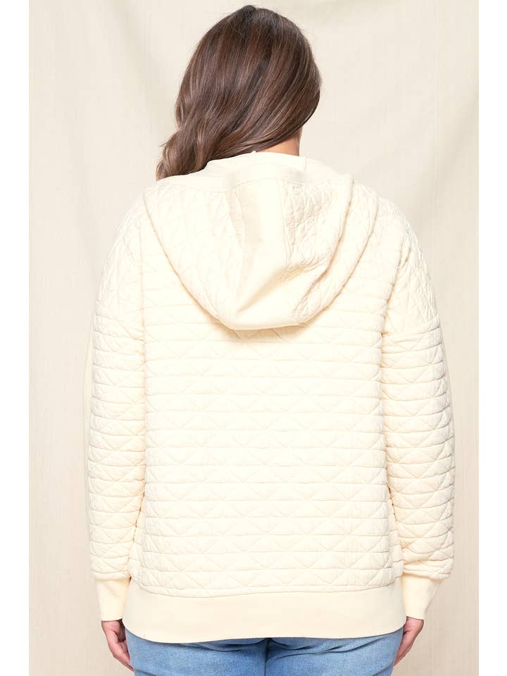 Doe and Rae - Wholesale Jacket - Women's - ZIP UP QUILTED JACKET - 10443JPL