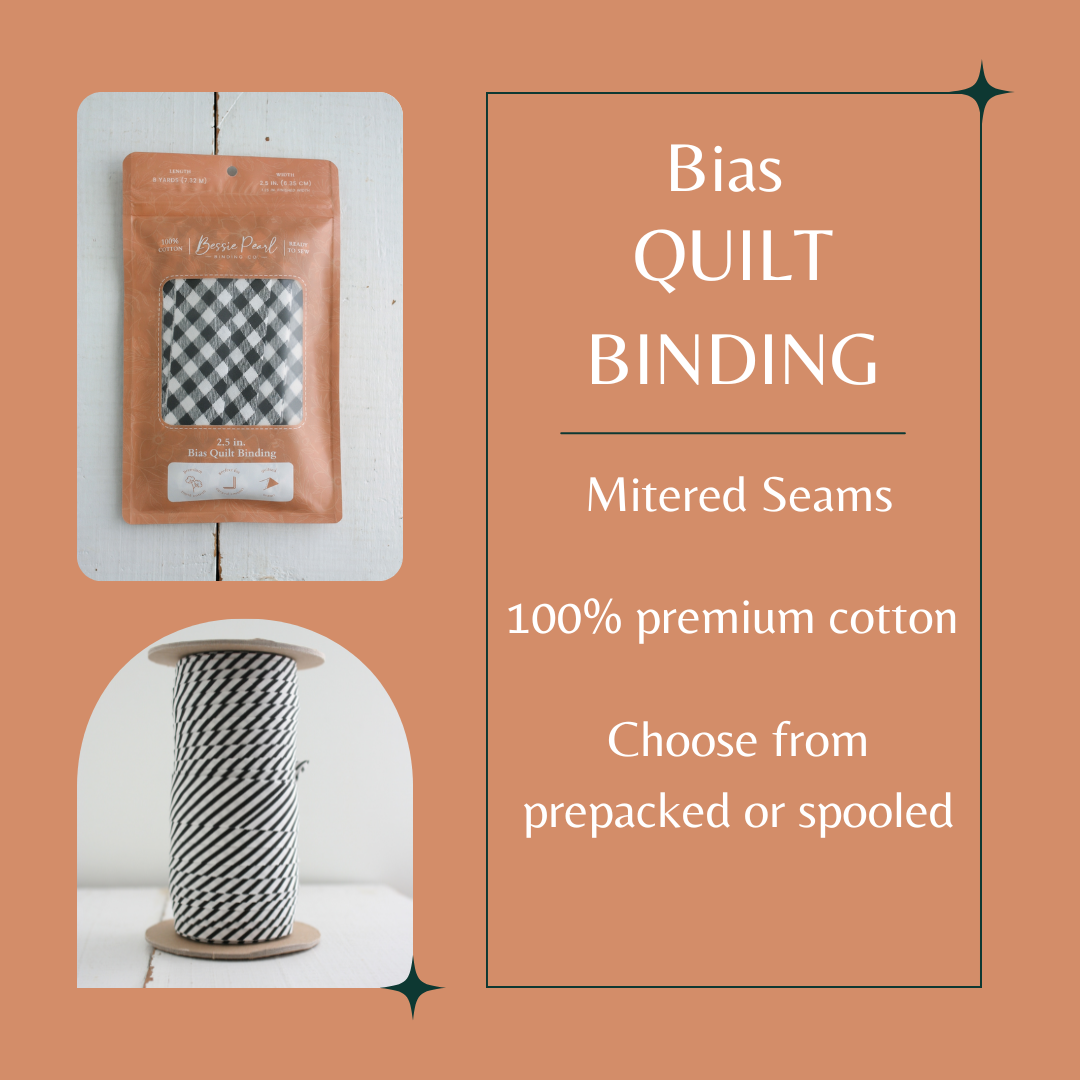 Bessie Pearl Binding Co - Vendita all'ingrosso Attrezzature per lavoretti e fai da te - 2,5" Sbieco per Trapunta Pecan Gingham Accessori per Cucito Pronti3