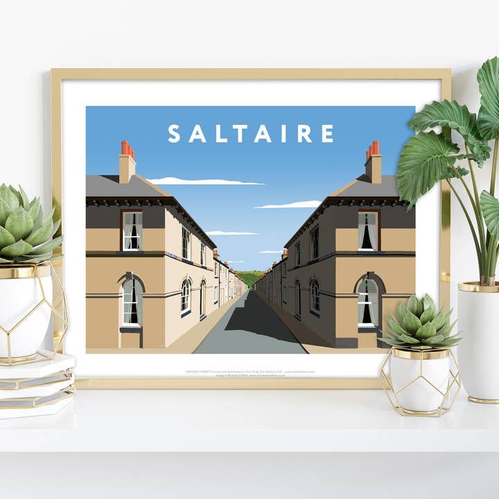 Star Editions – wholesale Art print – Saltaire By Artist Richard O'Neill - Premium Art Print