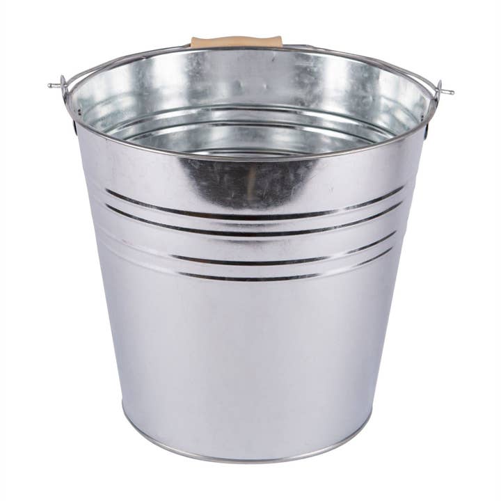 10L Galvanised Steel Bucket - By Blackspur for wholesale by Rinkit Pty Ltd