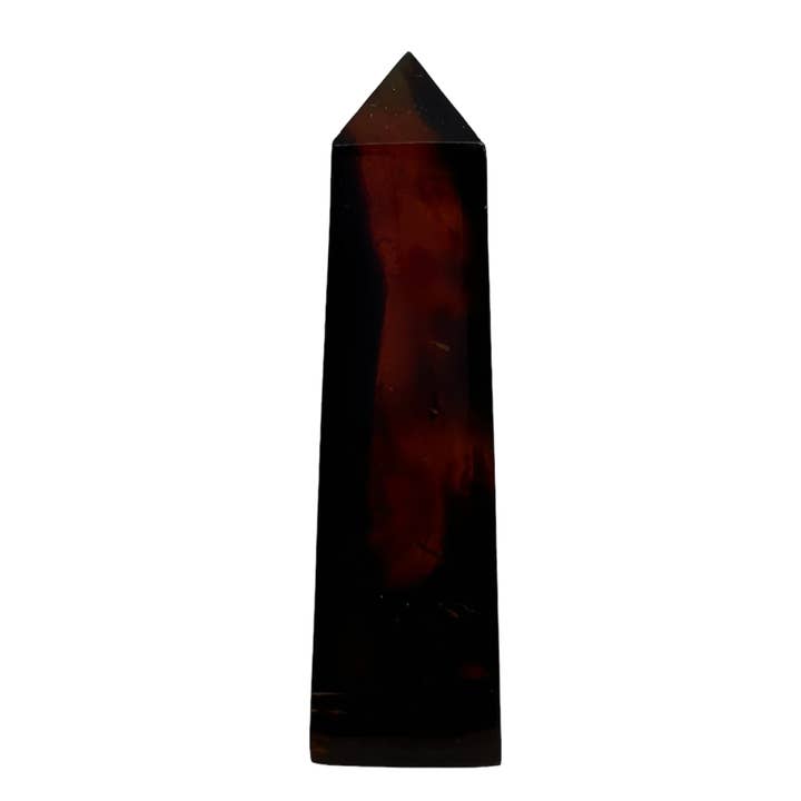 Quasar Gems USA - Wholesale Spiritual Stone/Crystal - Amber Obelisks Tower 4 Faceted