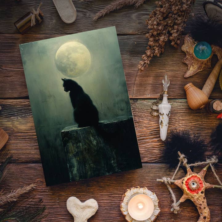 Ye Curiosity Shoppe - Wholesale Everyday Greeting Card - Witch Familiar Greeting Cards