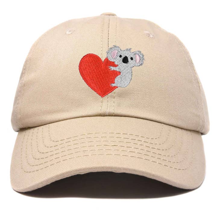 Dalix - Wholesale Baseball Cap - Women's - DALIX Cute Koala with Heart Hat Womens Embroidered Ball Cap8