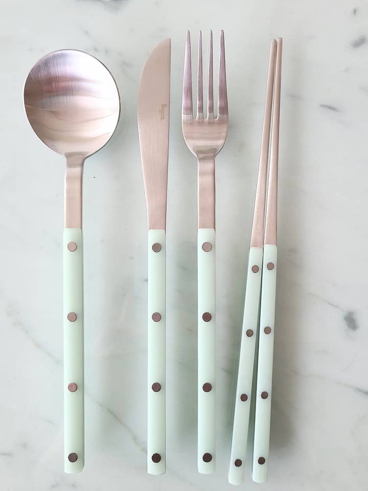 BOGEN Sentier Dinner Set - Seafoam for wholesale by The Claydiia