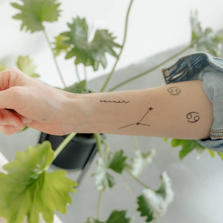 Saint Tattoos - Wholesale Temporary Tattoo - Cancer Temporary Tattoos | The Zodiac Collection2