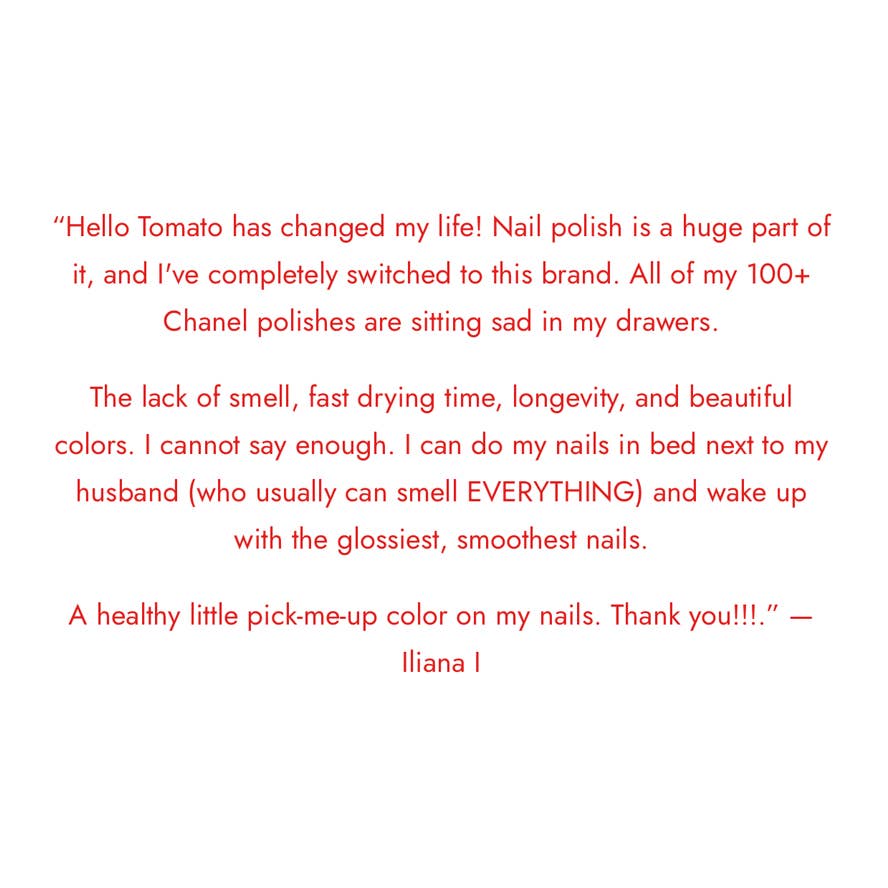 Hello Tomato - Wholesale Nail Polish - MOSS Nail Polish5