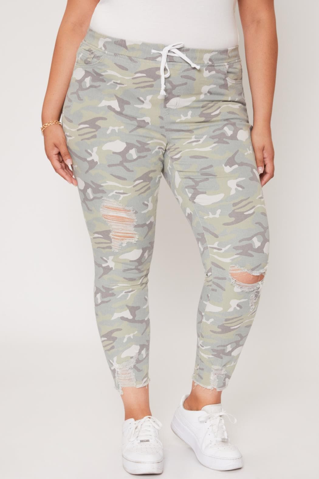 YMI - Wholesale Athletic Sweatpants/Joggers - Women's - Plus Size High Rise Ankle Jogger-XP9611215