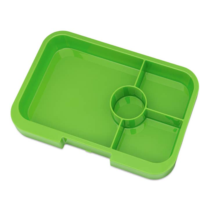 Yumbox - Wholesale Lunch Bag/Box - Kids - Leakproof Yumbox Tapas Bento Lunch Box - Palm Green - 4 Compartment with Lime Tray -Large Size